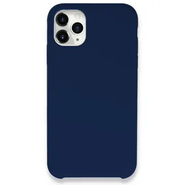 İphone 11 Pro Max Kılıf Lansman Legant Silikon - Lacivert