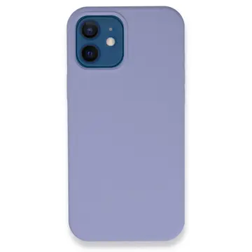 İphone 12 Kılıf Lansman Legant Silikon - Lila