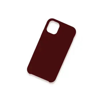 İphone 12 Kılıf Lansman Legant Silikon - Bordo