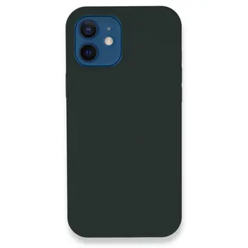 İphone 12 Kılıf Lansman Legant Silikon - Koyu Yeşil