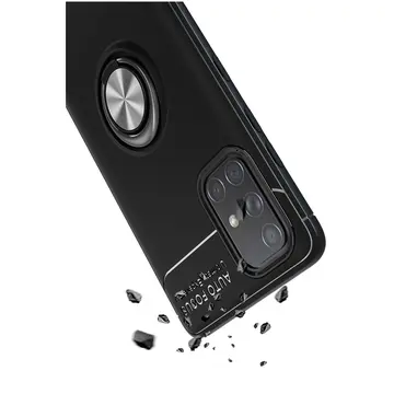 Samsung Galaxy M31s Kılıf Range Yüzüklü Silikon - Kırmızı