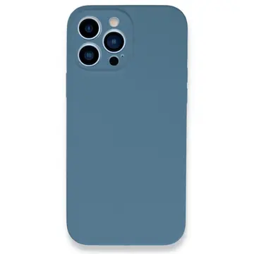 İphone 13 Pro Max Kılıf Lansman Legant Silikon - Açık Mavi