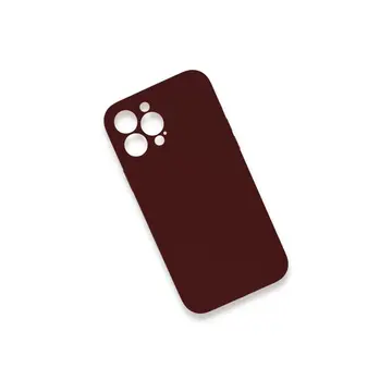 İphone 13 Pro Max Kılıf Lansman Legant Silikon - Bordo