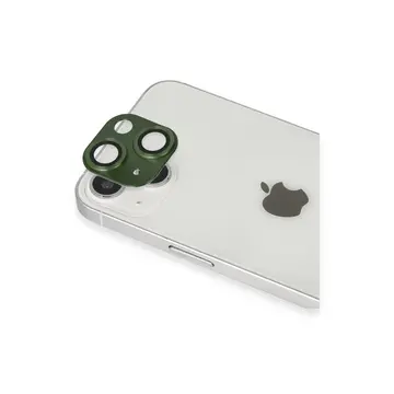 İphone 13 Pers Alüminyum Kamera Lens - Yeşil