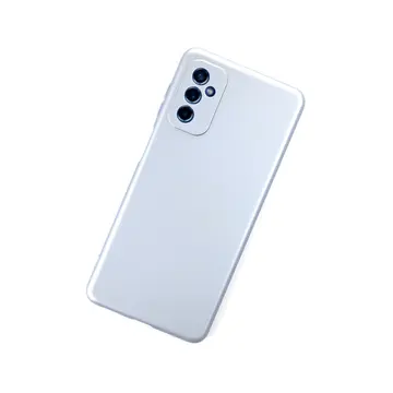 Samsung Galaxy M52 5g Kılıf Nano İçi Kadife Silikon - Sky Blue