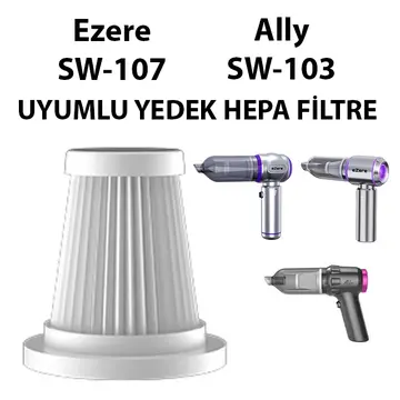 Ezere SW-107 ve Ally SW-103 ile Uyumlu Yedek Filtre