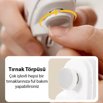 EZERE Elektrikli Tırnak Makası Ve Törpüsü otomatik tırnak makası