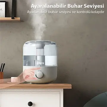 EZERE Yatak Odası için Üstten Doldurmalı 25 L Büyük Su TankıOtomatik Kapanma Sessiz Soğuk Sisli Nemlendirici