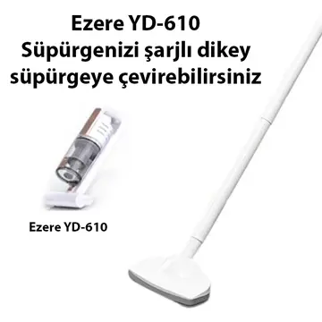 Ezere YD-610 Süpürge için Boru ve Başlık Seti