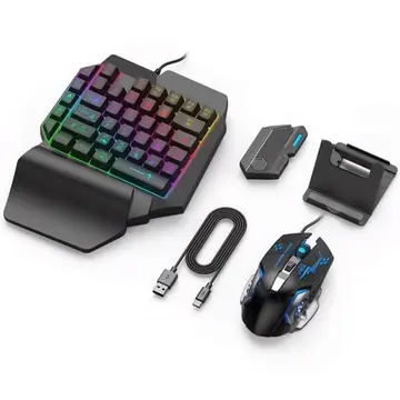 ALLY Mix Elite Plus - PUBG denetleyicisi için Gamepad mobil oyun klavye Mouse dönüştürücü Bluetooth Android oyun adaptörü