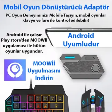 ALLY Mix Elite Plus - PUBG denetleyicisi için Gamepad mobil oyun klavye Mouse dönüştürücü Bluetooth Android oyun adaptörü