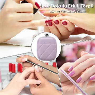 EZERE 4in1 Taşınabilir Tırnak Makası + Törpü + Kulak Kaşığı Bakım Seti