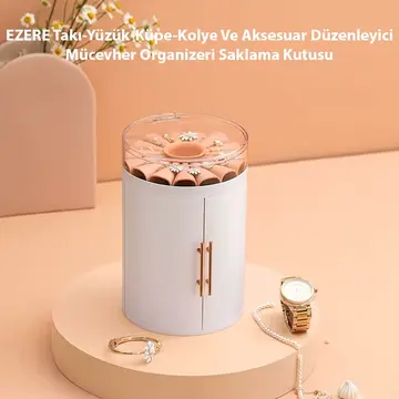 EZERE Takı-Yüzük-Küpe-Kolye Ve Aksesuar Düzenleyici Mücevher Organizeri Saklama Kutusu