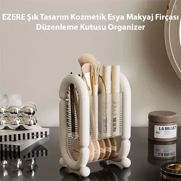 EZERE Şık Tasarım Kozmetik Eşya Makyaj Fırçası Düzenleme Kutusu Organizer