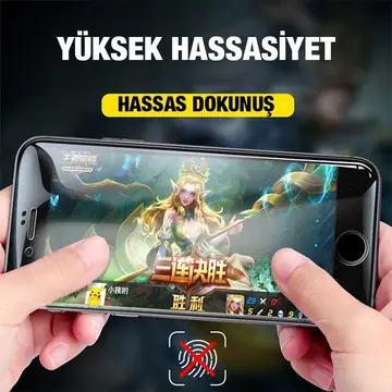 ALLY iPhone 11 Pro 5.8inç Full Glue Matte Tempered Cam  Ekran Koruyucu iPhone XS / X /