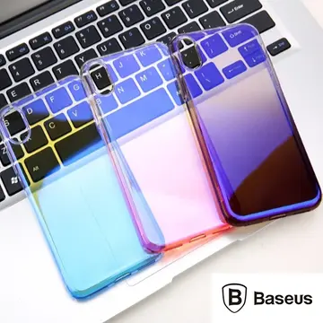 Baseus İPhone Xs Max Glow Case Şeffaf Silikon Kılıf