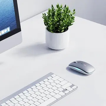 İNPHİC M5 Kablosuz Fare Şarj Edilebilir Sessiz Kullanım 2.4G Işıklı USB Mouse