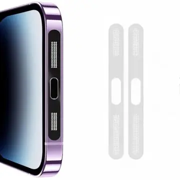 Ally iPhone 14 İçin Anti-Dust Toz Ve Kir Önleyici Sticker 2 Adet Set