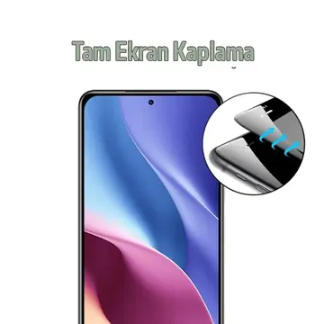 Xiaomi Redmi K40/K40 Pro  Full Glue Tam Kaplama Ekran Koruyucu