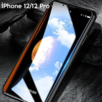 WK İPhone 12/12 Pro 6.1 Kingkong Curved Tempered Cam Ekran Koruyucu