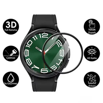 Ally Samsung Galaxy Watch 6 Classic 47mm PMMA Cam Ekran Koruyucu