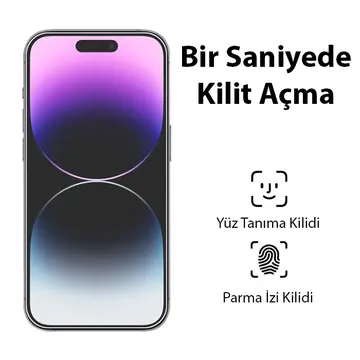 Ally iPhone 15 Pro Max Full HD Tempered Kırılmaz Cam Ekran Koruyucu
