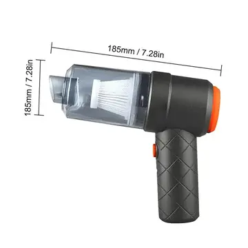 ALLY M2037 6000R Portatif Vakumlu Üflemeli Mini Araç Süpürgesi - Toz ve Kül Temizliği