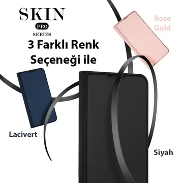 Dux Ducis iPhone 14 Plus 6.7 Kılıf Skin Pro Series Flip Cover Kapaklı Kılıf