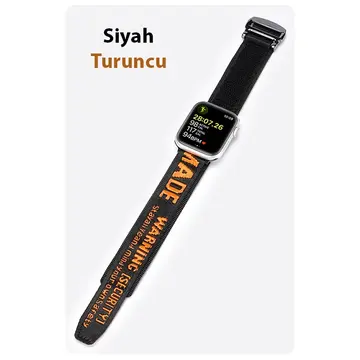 Dux Ducis Apple Watch 42/44/45MM için Kayış Kordon Lylon Loop