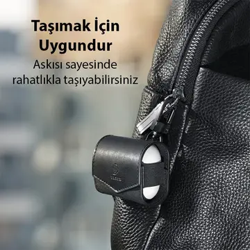 Dux Ducis Mix Series Apple Airpods 3 için Premium Mıknatıslı Deri Kılıf