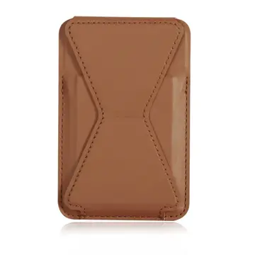 ALLY İPhone 15-14- 13-12'ler İçin Standlı Deri Cüzdan Magsafe Kartlık Cüzdan Kılıf