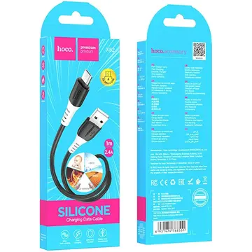 HOCO X82 Micro USB to USB 2.4A Silikon Data ve Şarj Kablosu