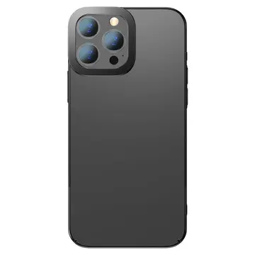 Baseus Glitter iPhone 13 Pro Max 6.7inç Kılıf Renkli Kenar Şeffaf Silikon
