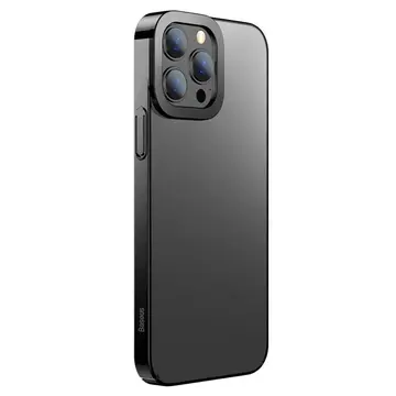 Baseus Glitter iPhone 13 Pro Max 6.7inç Kılıf Renkli Kenar Şeffaf Silikon