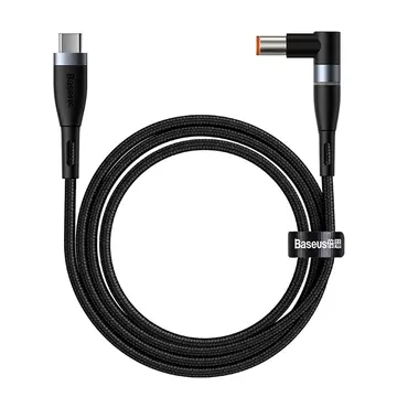Baseus Zinc Manyetik Type-C to DC Round (79x55mm) Lenovo Laptop Şarj Kablosu 100W 2m