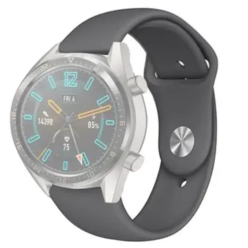 22MM Silikon Kayış Kordon Gear S3 Watch 4 -GT2 GT2E 46MM KayışKordon Watch Active 2 22MM