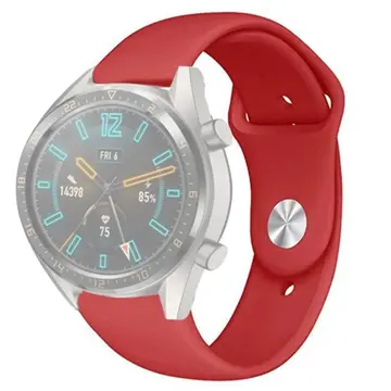 22MM Silikon Kayış Kordon Gear S3 Watch 4 -GT2 GT2E 46MM KayışKordon Watch Active 2 22MM