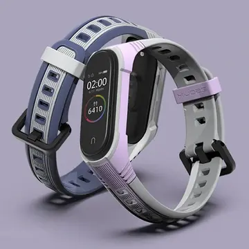 Mijobs Xiaomi Mi Band 5-4 Çift Renk Kayış Kordon