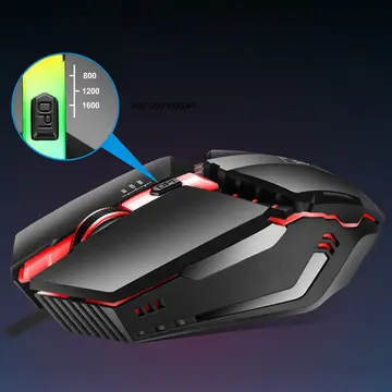 ALLY K3  Işıklı Kablolu Oyuncu- Gaming Mouse