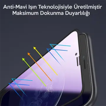 İPhone 11 Pro  Anti Blue Light 3D Full Cam Ekran Koruyucu