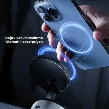 Ally 360° Ayarlanabilir Vakumlu Araç Oto Telefon Tutucu