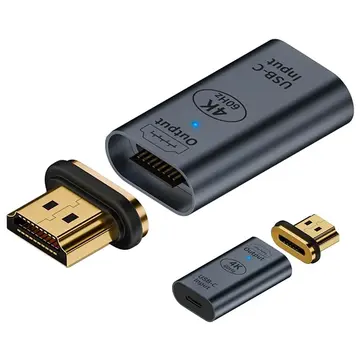 ALLY HDMI To Type-c 4K 60Hz Mıknatıs Başlıklı Çevirici Otg Adaptör