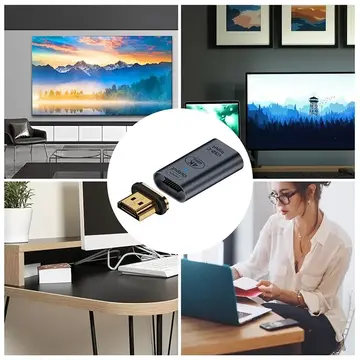 ALLY HDMI To Type-c 4K 60Hz Mıknatıs Başlıklı Çevirici Otg Adaptör