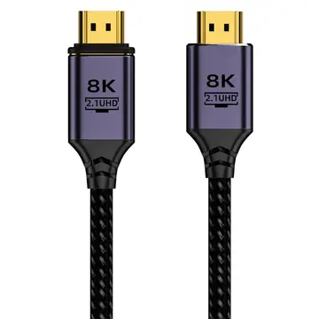 ALLY HDMI to HDMI 8K HD 2.1UHD Mıknatıs Başlıklı Kablo 1 Metre