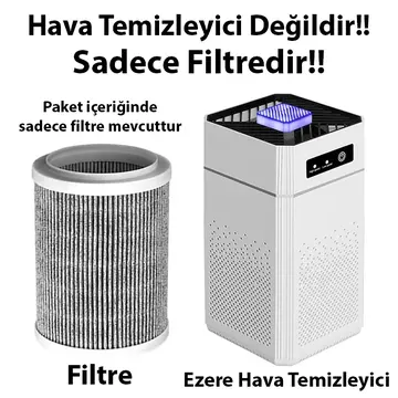 EZERE Ultrasonik Hava Temizleyici için Yedek Filtre