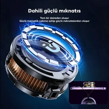 MEMO CX07 Manyetik/arka-klips Cep Telefon Soğutma Fanı Radyatör Soğutucu