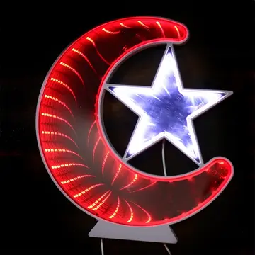 Ay Yıldız Işık Pano Türk Bayrağı Bigem