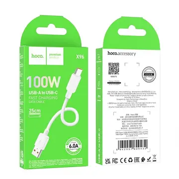 HOCO X96 Hyper 100W USB to Type-C Hızlı Şarj Ve Data Kablosu