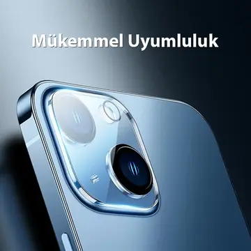 Ally iPhone 15-15 Plus Premium Kamera Lens Koruma Camı