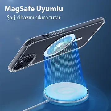 Dux Ducis Clin Mag Series iPhone 15 Plus Magsafe Uyumlu Manyetik Silikon Kılıf